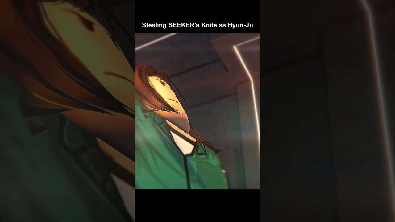 Stealing SEEKER's Knife as Cho Hyun-Ju in Roblox Ink Game #roblox #squidgame #edit #inkgame