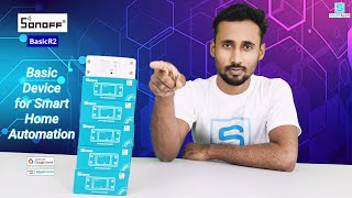 SONOFF Basic R2 wifi Smart switch for basic iot home automation #wifi #iot #smartgadgets #ai
