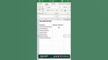 🏆 Cómo alternar mayúsculas y minúsculas usando relleno rápido en Excel