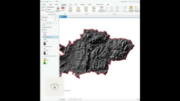 How to Use Hillshade Tool Hydrology in ArcGIS pro #arcgispro #gis #map #map