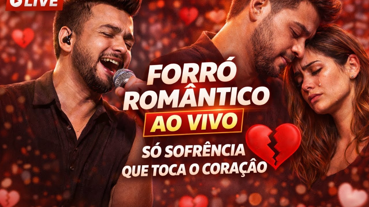 Forró Romântico Ao Vivo 💔🎶 | Só Sofrência Que Toca o Coração