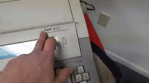 SMITH CORONA PWP 57D PERSONAL WORD PROCESSOR MODEL 5N ELECTRONIC TYPEWRITER EBAY PRODUCT TEST