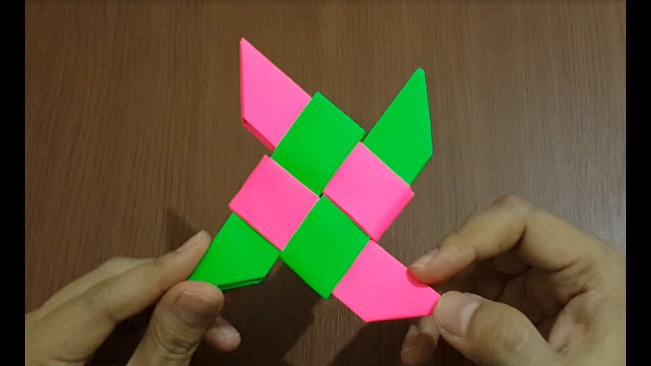 Cara Membuat Anyaman  Ninja Dengan Memakai Kertas  Origami  