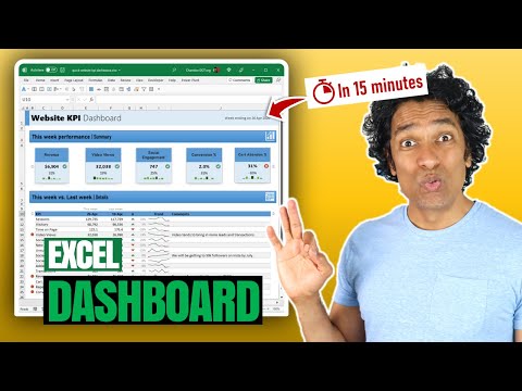 Make an Excel Dashboard in just 15 minutes