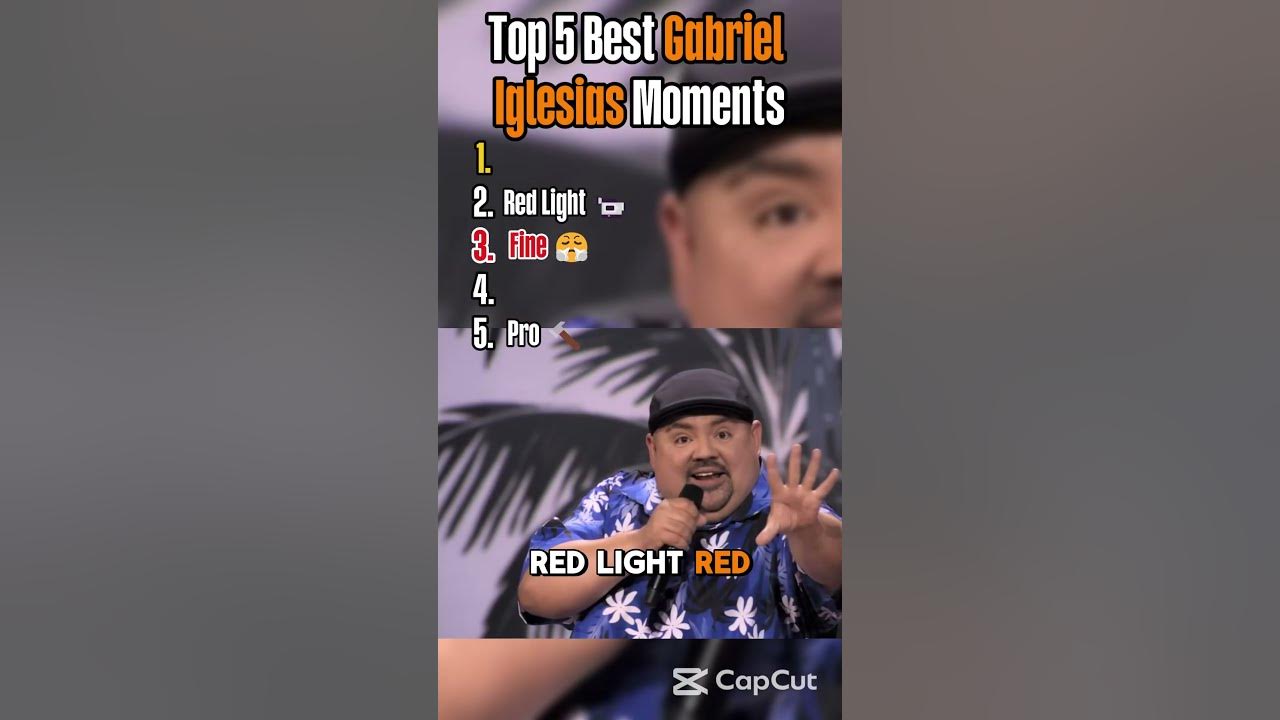Top 5  Gabriel Iglesias🤣 #comedy #comedyshorts# Shorts