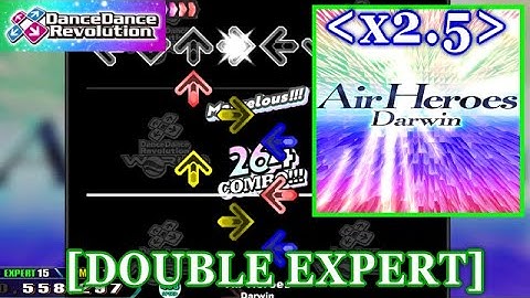 [x2.5] 【DDR 2013】 Air Heroes / Darwin [DOUBLE EXPERT] 譜面確認+Clap