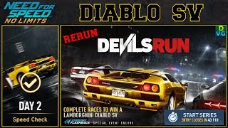 Nfs No Limits Rerun Devils Run - Lamborghini Diablo Sv Day 2