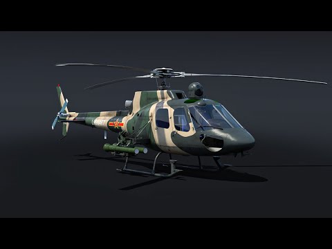 Видео: Стоковый китайский вертолет Z-11WA в War Thunder под М8Л8ТХ
