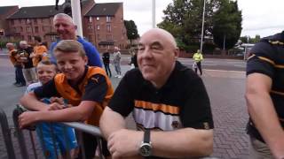Wolves takeover: Fans wait at Molineux for Fosun press conference