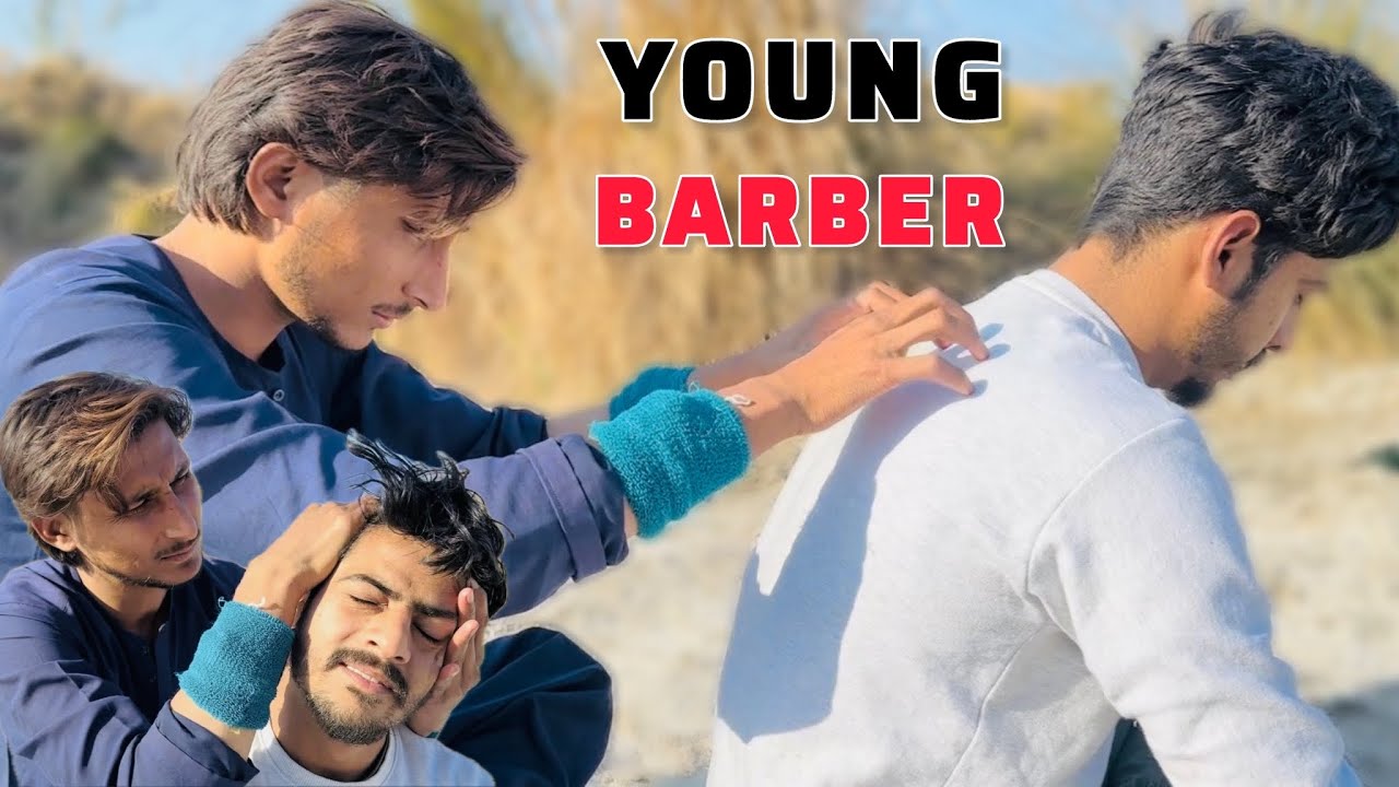 Young Barber Performs Head & Back Massage | Full Body Relaxing ASMR Therapy for Deep Stress Relief