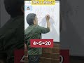 “Numbers ending in 5 ka Square 🔥 | ट्रिक का कमाल 😱 | 2 Sec me answer | Education Tricky #shorts”