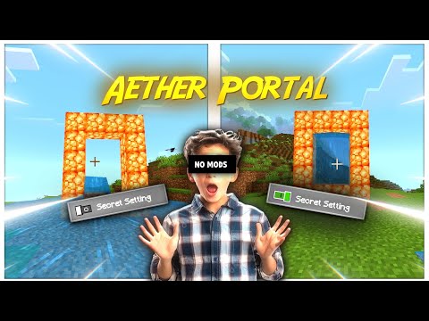 How to Make Aether Portal in Minecraft | Waruda Gaming @waru8a 