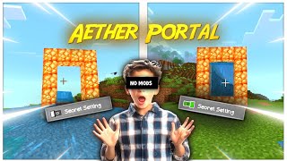 How to Make Aether Portal in Minecraft | Waruda Gaming @waru8a 