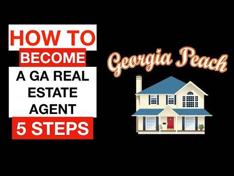 How To Become a GEORGIA Real Estate Agent | 5 Steps!!