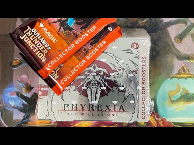 collector booster box phyrexia Phyrexia: All Will Be One Traditional Foil Borderless Mythic Planeswalker in 3% of boosters. Magic: The Gathering TCG Phyrexia: