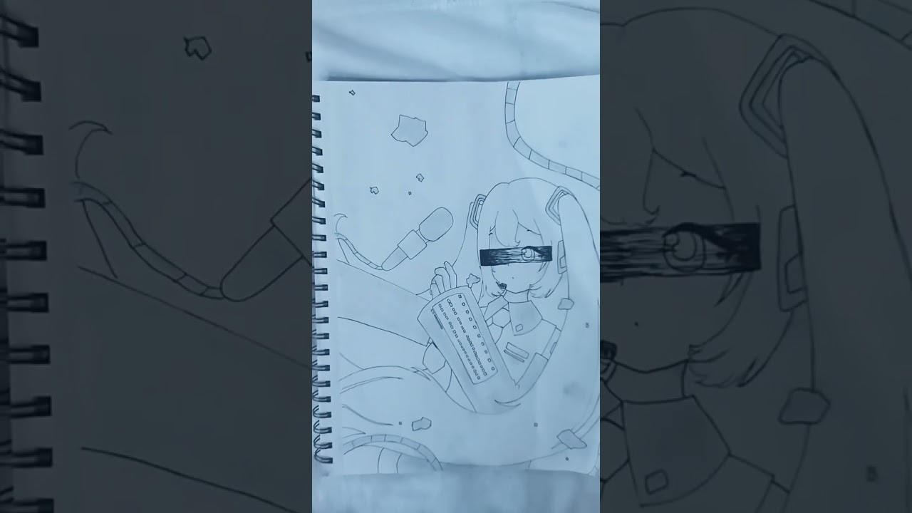 Anonymous M (Hatsune Miku) drawing ✨️ 