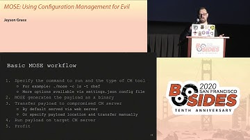 BSidesSF 2020 - MOSE: Using Configuration Management for Evil (Jayson Grace)