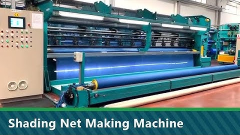Shading Net Machine｜Máquina Para Tejer Malla Sombra｜آلة صافي الظل｜Tarımsal Gölge Net Makine｜WEIMENG