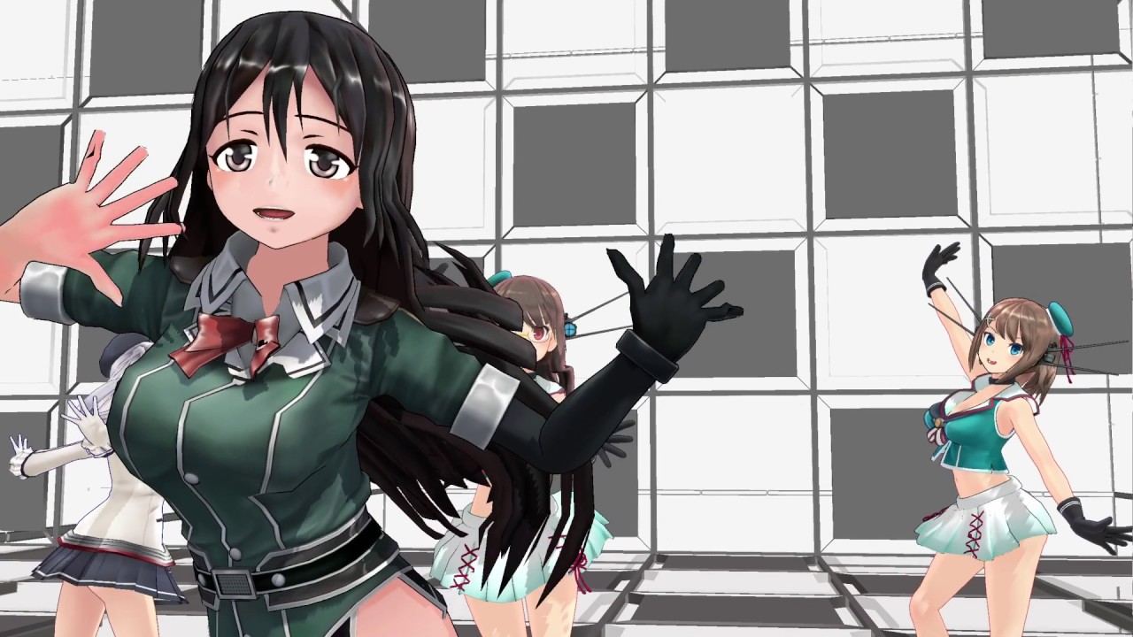 [艦これMMD]鹿島、利根、筑摩、摩耶、鳥海で気まぐれメルシィ - YouTube