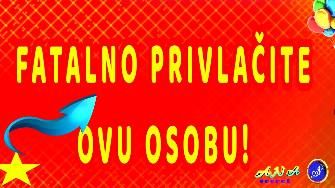 FATALNO PRIVLAČITE OVU OSOBU! 