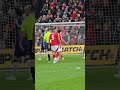 Casemiro's yellow card with foul on Yates. He was fuming! #mufc #manchesterunited #casemiro #nfomun