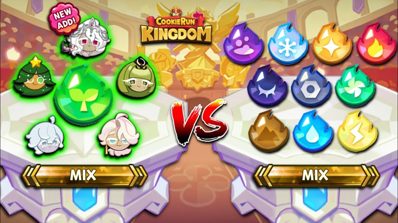 new grass element team vs the other element team🍃