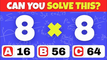 Can You Pass This Maths Quiz...? ➗✖️🧠 | Easy, Medium, Hard, Impossible