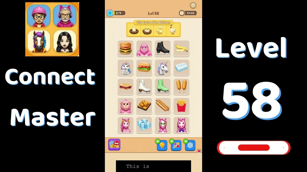 Connect Master Level 58 Walkthrough 🧩 | Match Puzzle | Puzzle Solutions & Tips | Go Answer