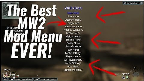 Call of Duty Modern Warfare 2 Mod Menu - xbOnline On-Host Mod Menu!