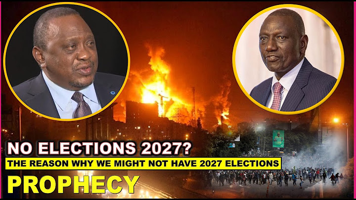 NO ELECTIONS 2027? THE REASON WHY WE MIGHT NOT HAVE 2027 ELECTIONS..PROPHECY