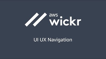 Wickr ATAK Plugin | UX UI Navigation