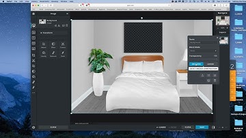 Pixlr Tutorial - PNG Bedroom Mockup