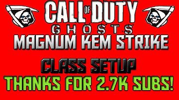 CoD Ghosts : .44 Magnum Kem Strike Class Setup