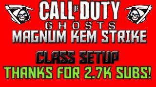 CoD Ghosts : .44 Magnum Kem Strike Class Setup