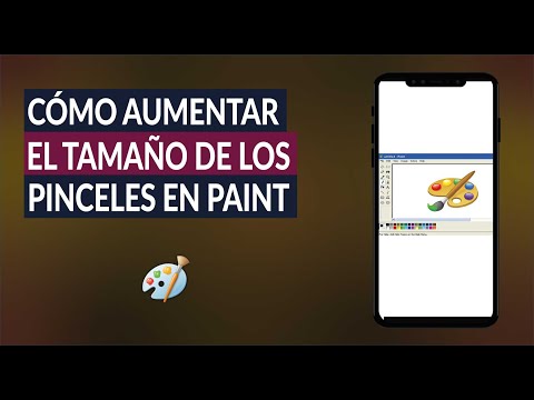 Cómo Aumentar o Agrandar el Tamaño de los Pinceles en Paint - Muy Fácil