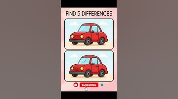 #short Can You Spot 5 Differences in 15 Seconds? | Find 5 Points #1