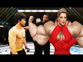 Bruce Lee vs. Super Girl Power Titan (EA sports UFC 4)