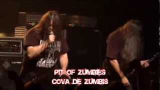 Cannibal Corpse - Pit of Zombies (legendado pt-br)