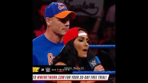 Nikki Bella Saves John Cena