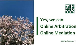 Online Arbitration and Mediation - Yes, we can