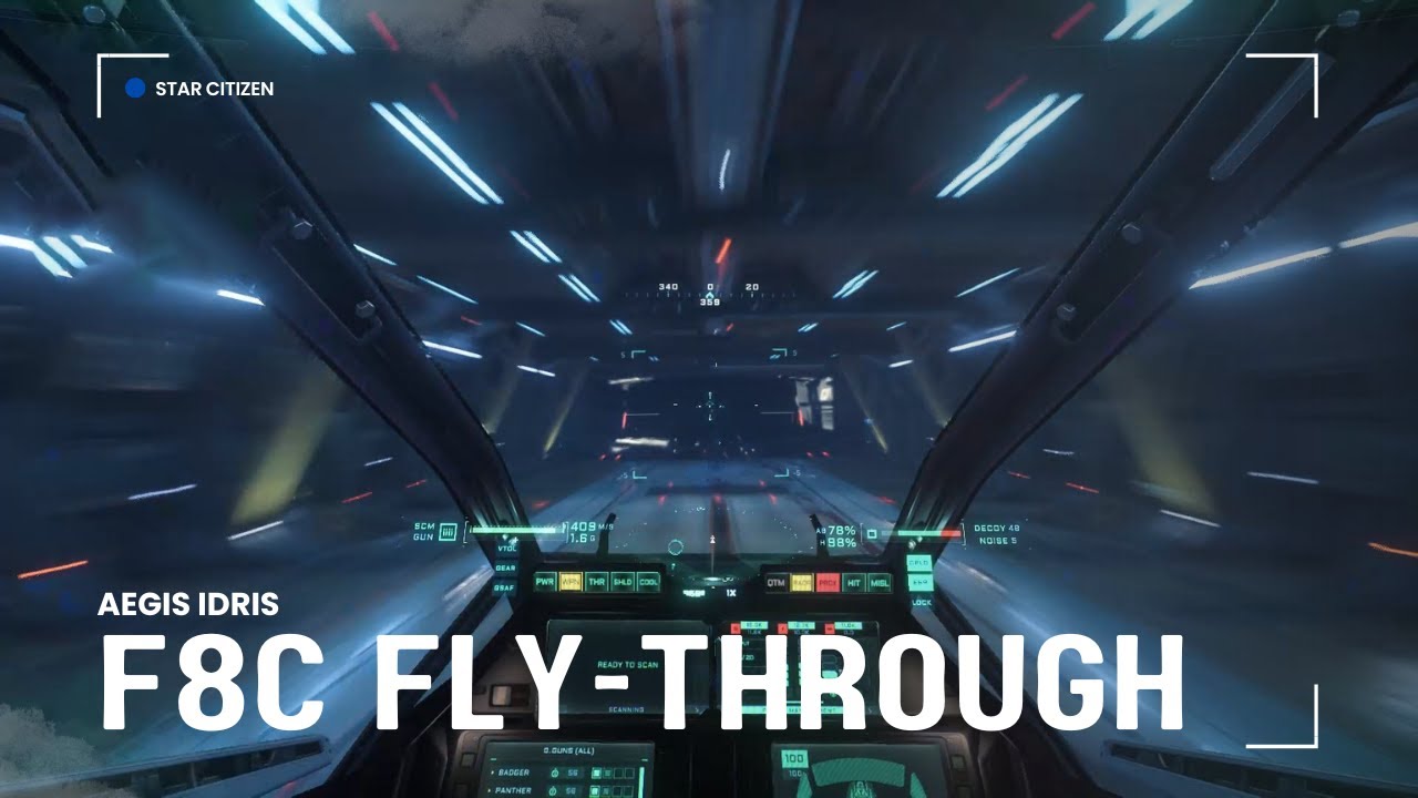 Flying F8C Through Idris Hangar & More | Star Citizen 4.1.1 - YouTube