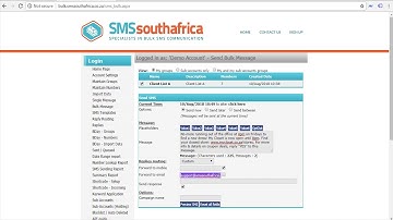 Send a Bulk SMS to a List of Mobile Numbers | SMS South Africa (Legacy)