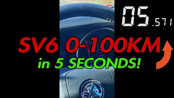 SV6 COMMODORE 0-100KMH IN 5 SECONDS!