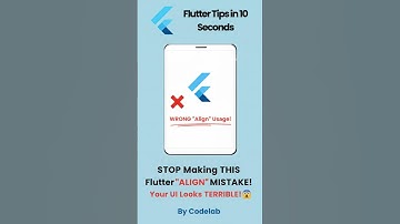 Align Widgets Anywhere in Flutter! ⚡ | Flutter Tips in 10s #Shorts #flutterwidgets #flutter #dart