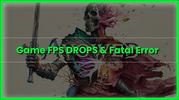 Avowed Game FPS DROPS & FATAL Error