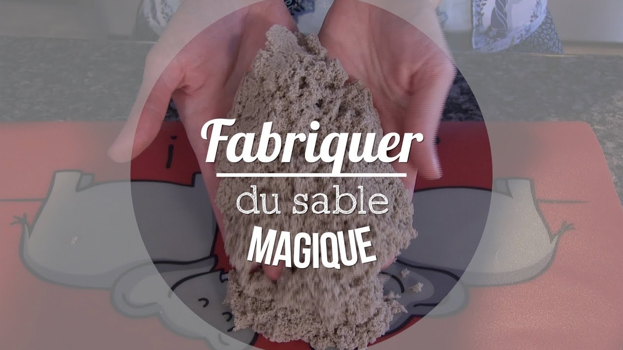 Sable cinétique maison : 3 recettes pour faire du sable magique