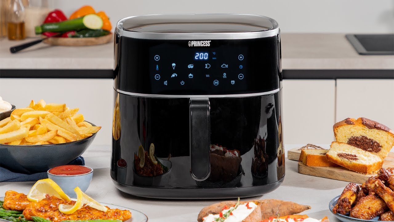 Princess Airfryer Digital 182244-6 L - 1.5 kg French Fries, Capacity of the  Container Adjustable