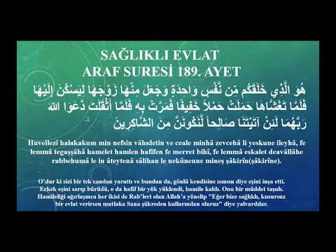 SAĞLIKLI EVLAT İÇİN DUA