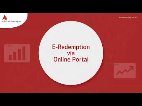 E-Redemption from Alfalah GHP's Online Portal.