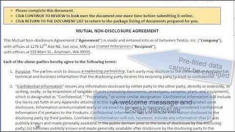 Send a Non-Disclosure Agreement (NDA) for two signatures.